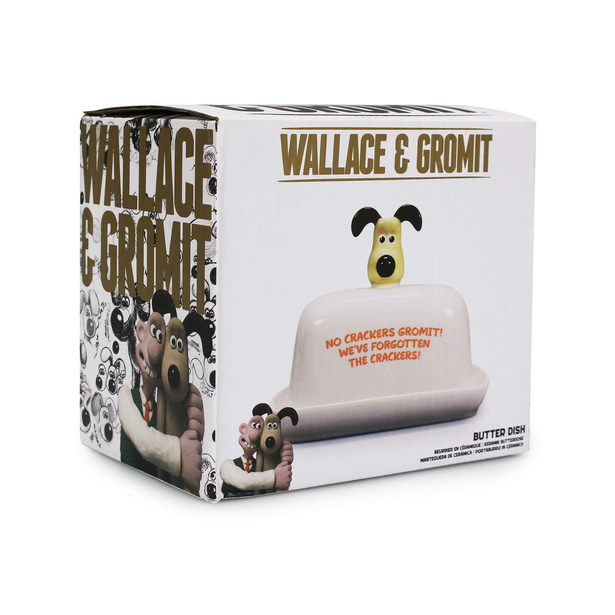 Wallace & Gromit Ceramic Butter Dish