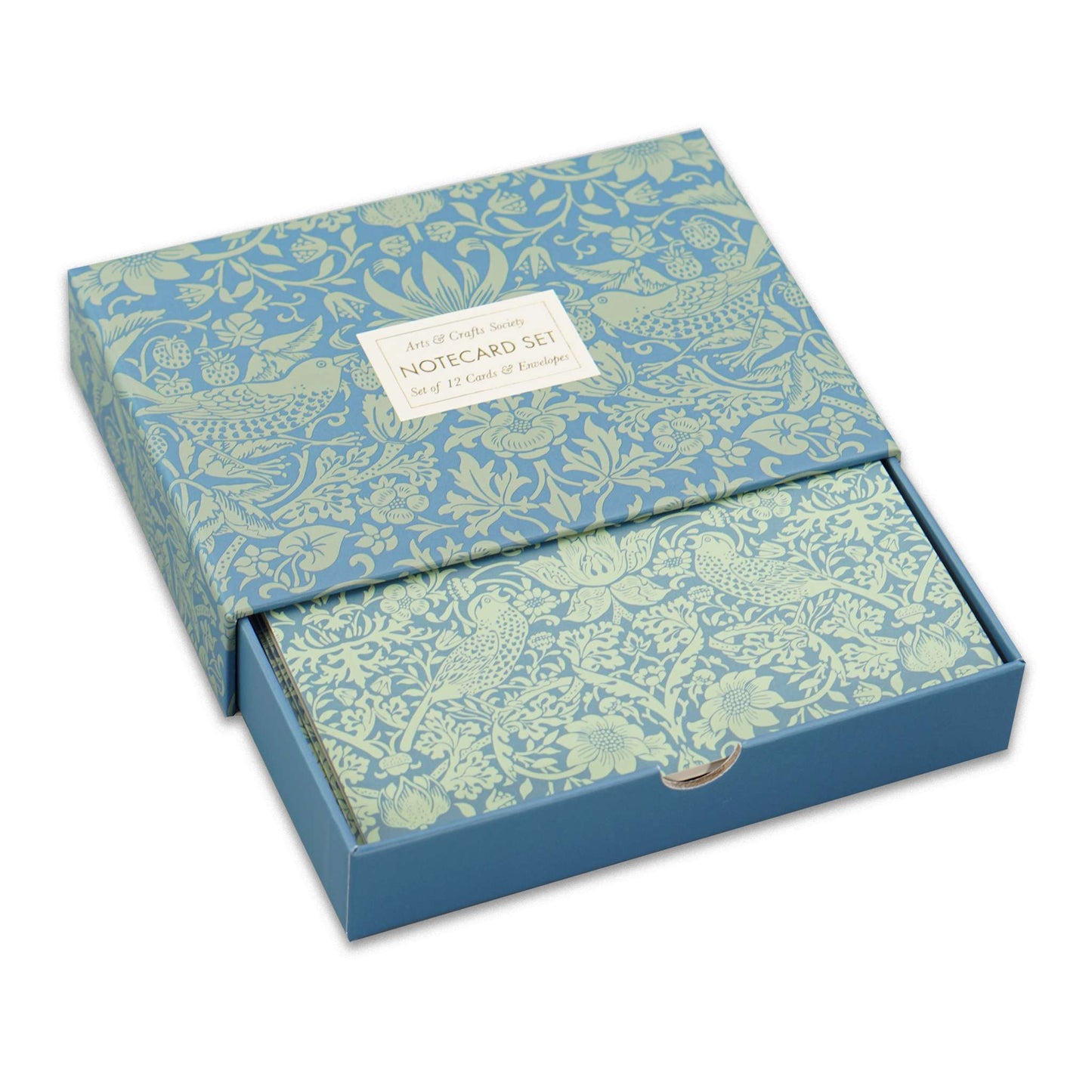 Boxed Set 12 cards and envelopes - Rasp / Sage