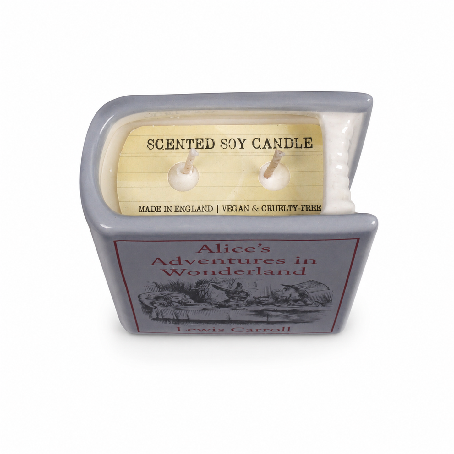 Book Candle (10cm) - Alice's Adventures in Wonderland