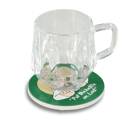 Coaster Ceramic Round - Wallace & Gromit (Wallace)