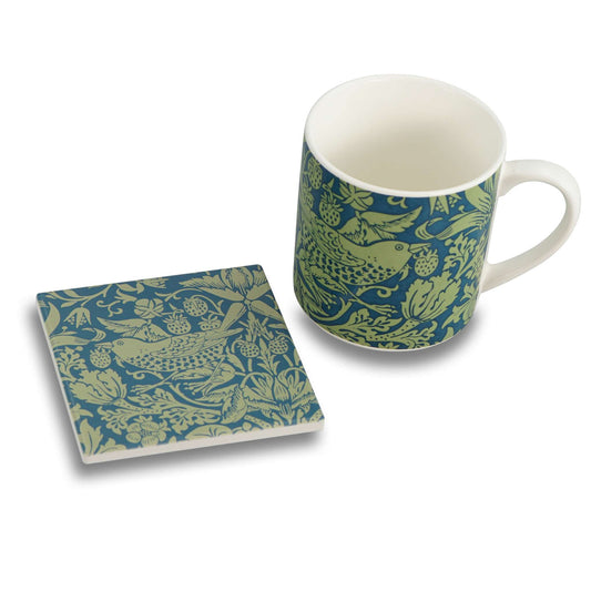 Coaster Ceramic Square - ACS William Morris (Sage)