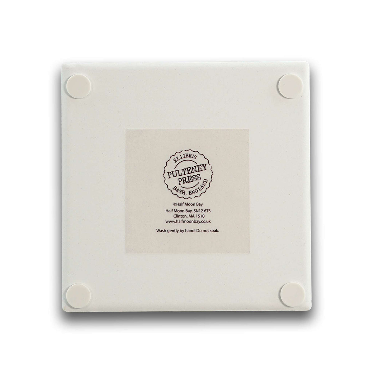 Coaster Ceramic Square - A Book A Day Keeps Reality Away