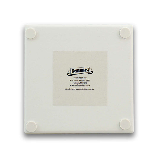Romantasy Square Ceramic Coaster From Pulteney Press