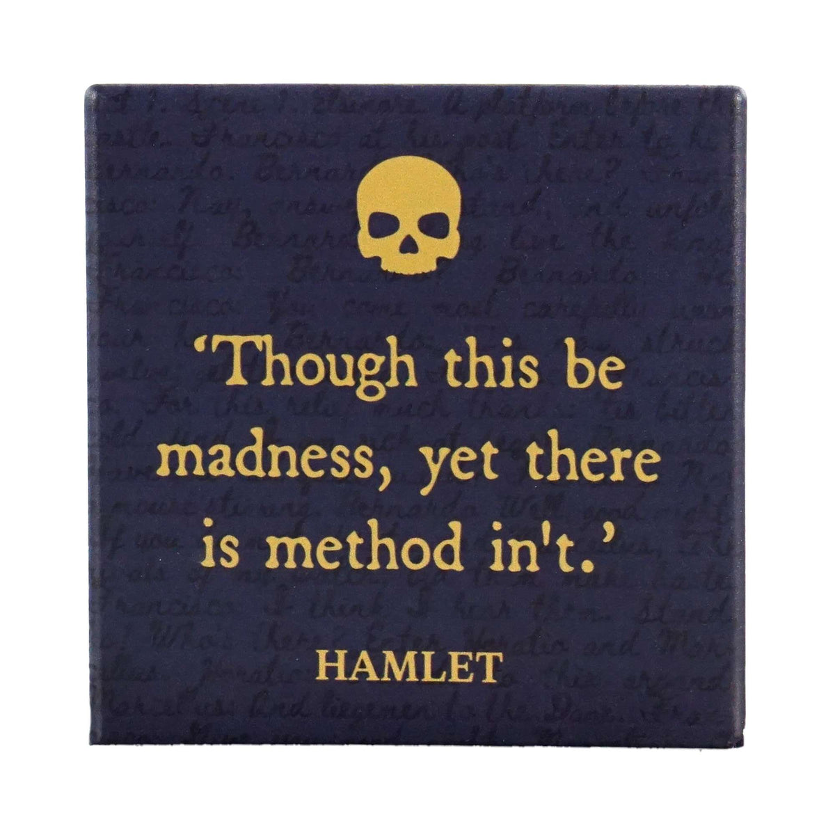 Shakespeare Hamlet Ceramic Quote Coaster