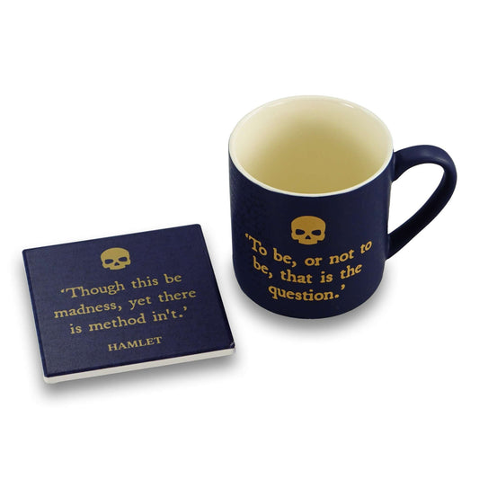 Shakespeare Hamlet Ceramic Quote Coaster