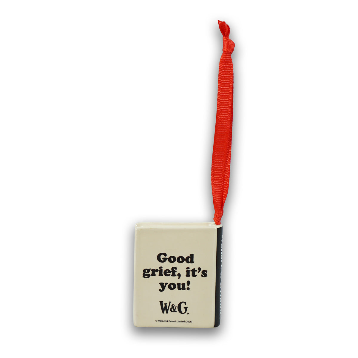 Wallace & Gromit Feathers McGraw Book Shaped Hanging Decoration