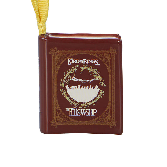 The Lord of the Rings Fellowship Ceramic Book Hanging Decoration