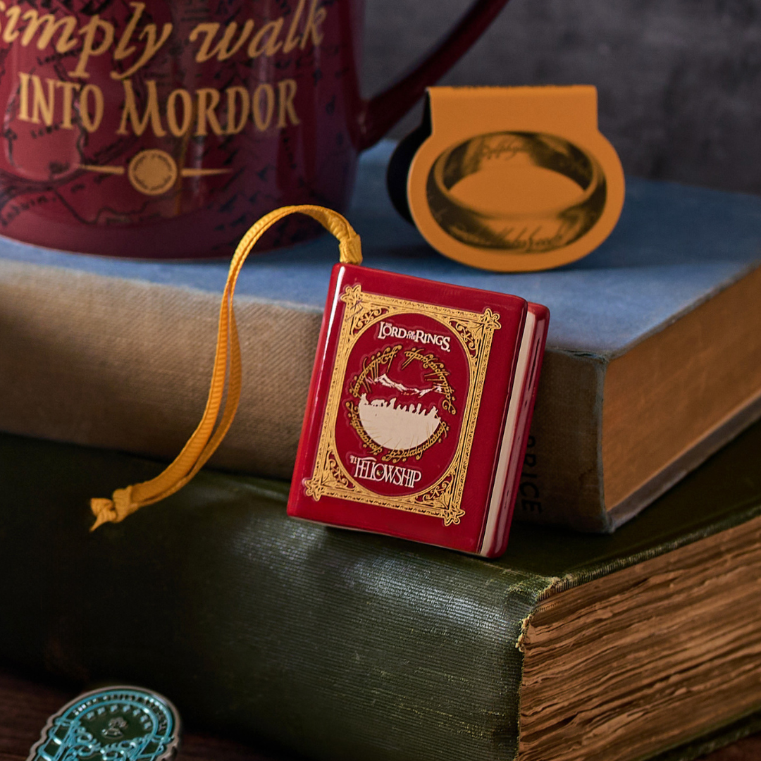 The Lord of the Rings Fellowship Ceramic Book Decoration