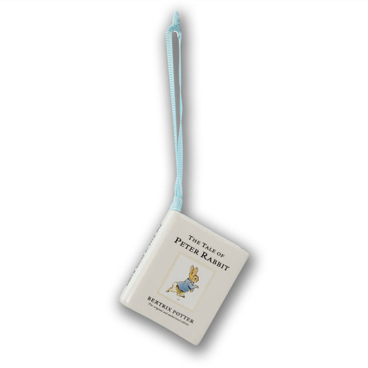 Peter Rabbit Book Cover Ceramic Hanging Decoration
