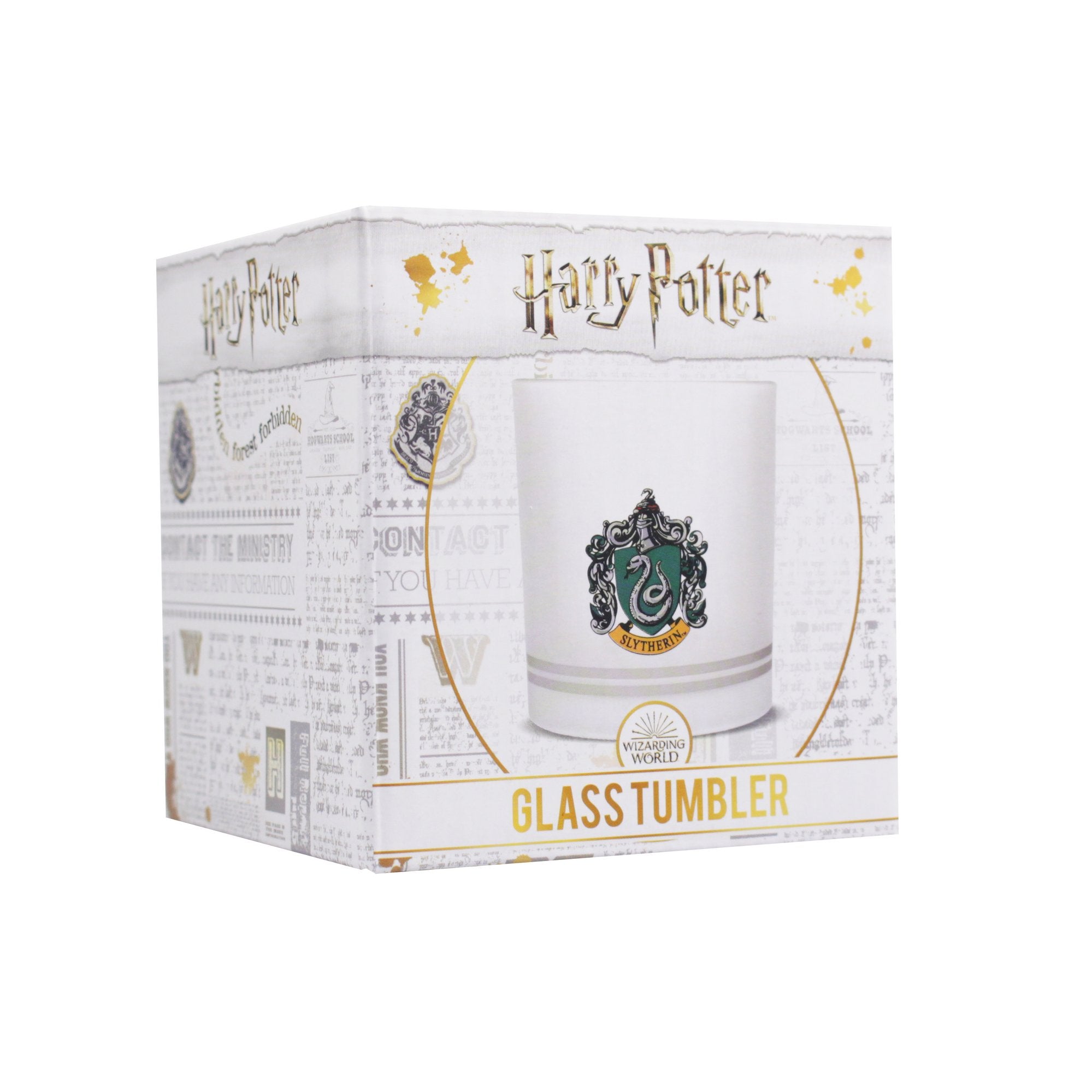 Glass Tumbler Boxed (300ml) - Harry Potter (Slytherin)