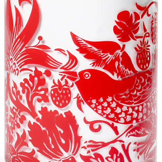 Storage Jar Glass (750ml) - ACS William Morris (Raspberry)
