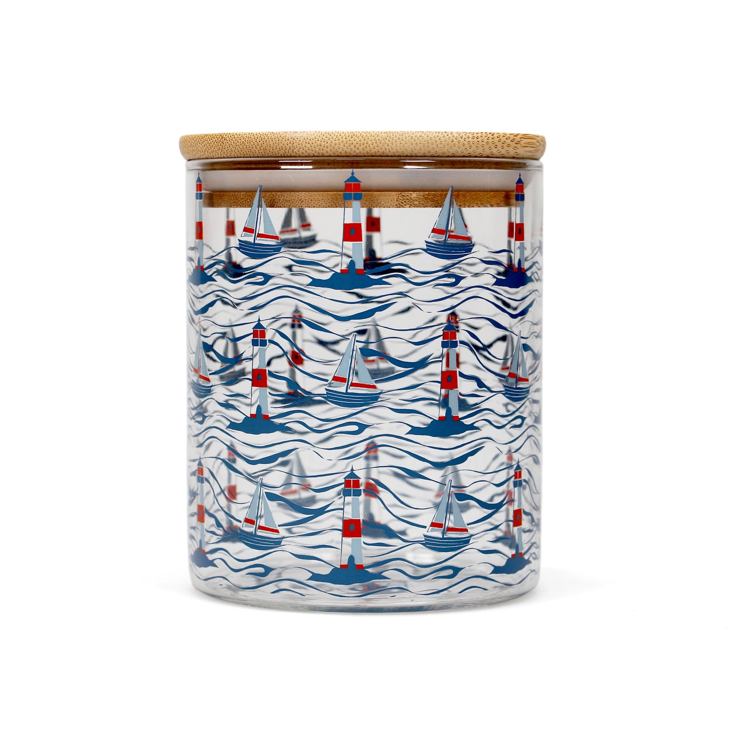 Shruti Coastal Glass Storage Jar 750ml