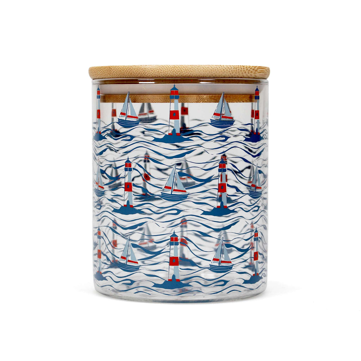 Shruti Coastal Glass Storage Jar 750ml