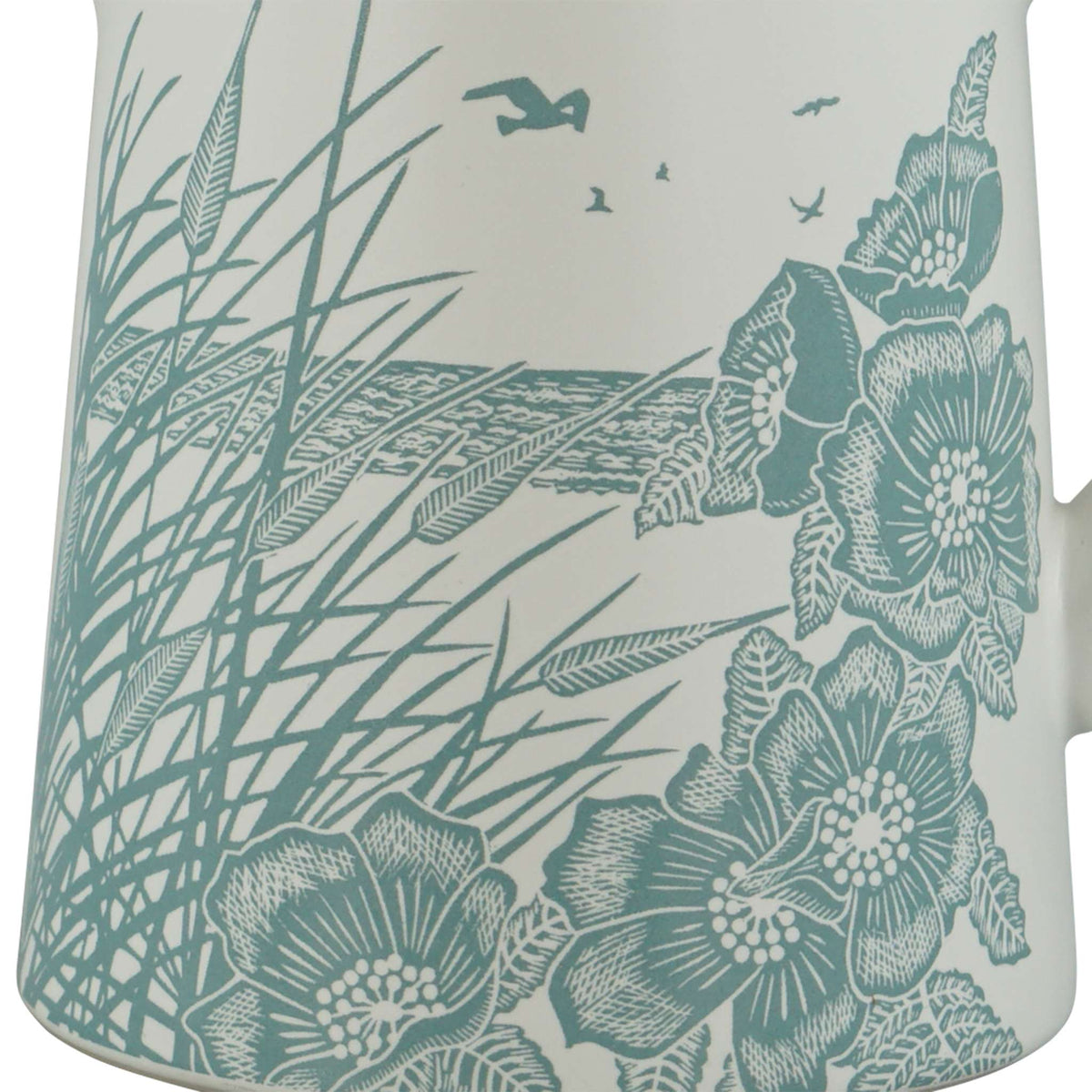 Kate Heiss Powder Blue Landscape Ceramic Jug - 500ml