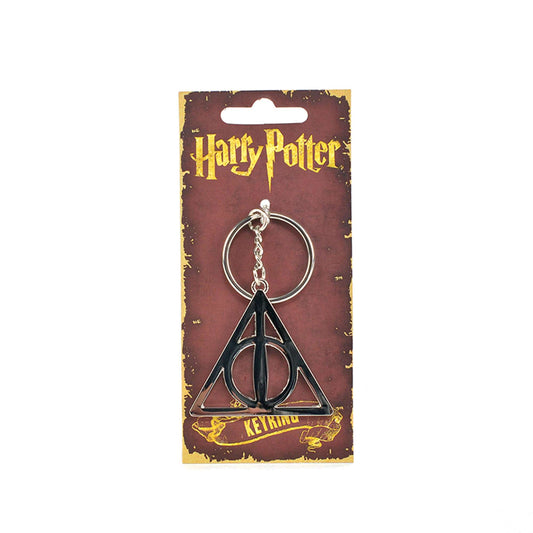 Harry Potter Deathly Hallows Metal & Enamel Keyring