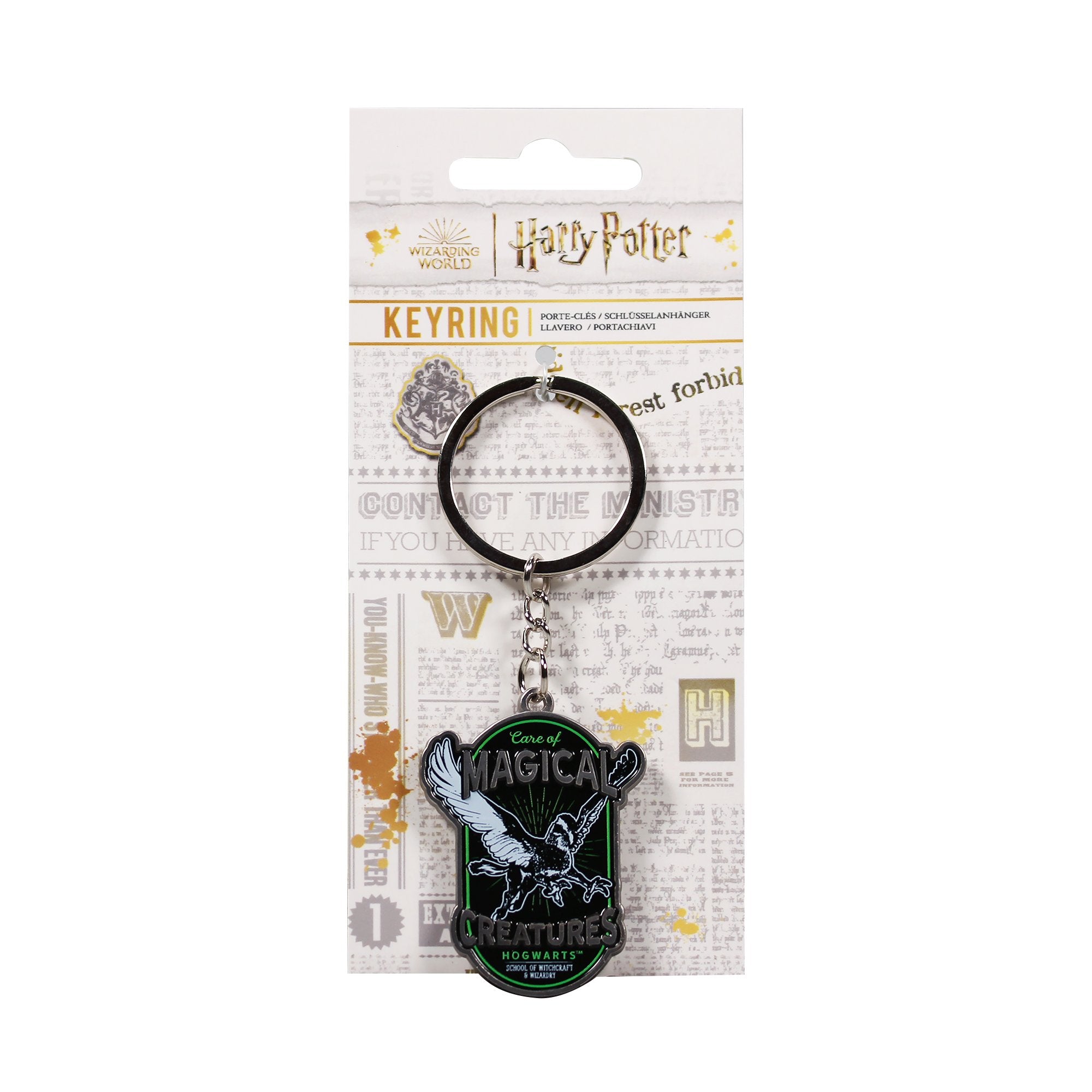 Keyring With Header Card - Harry Potter (Magical Creatures)