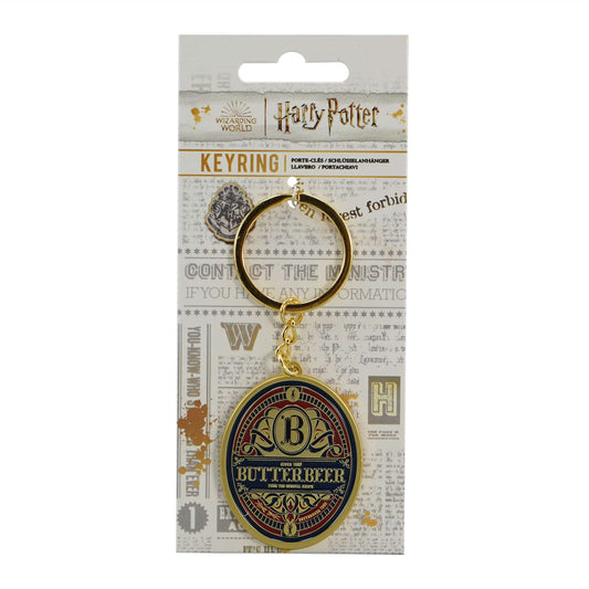 Harry Potter Butter Beer Metal Keyring