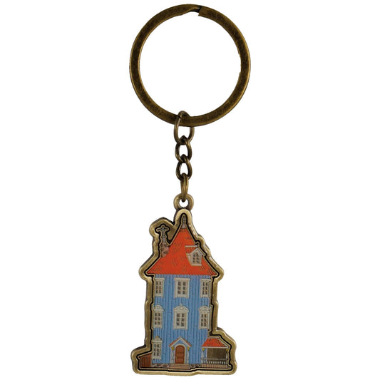 Moominhouse Embossed Metal Keyring
