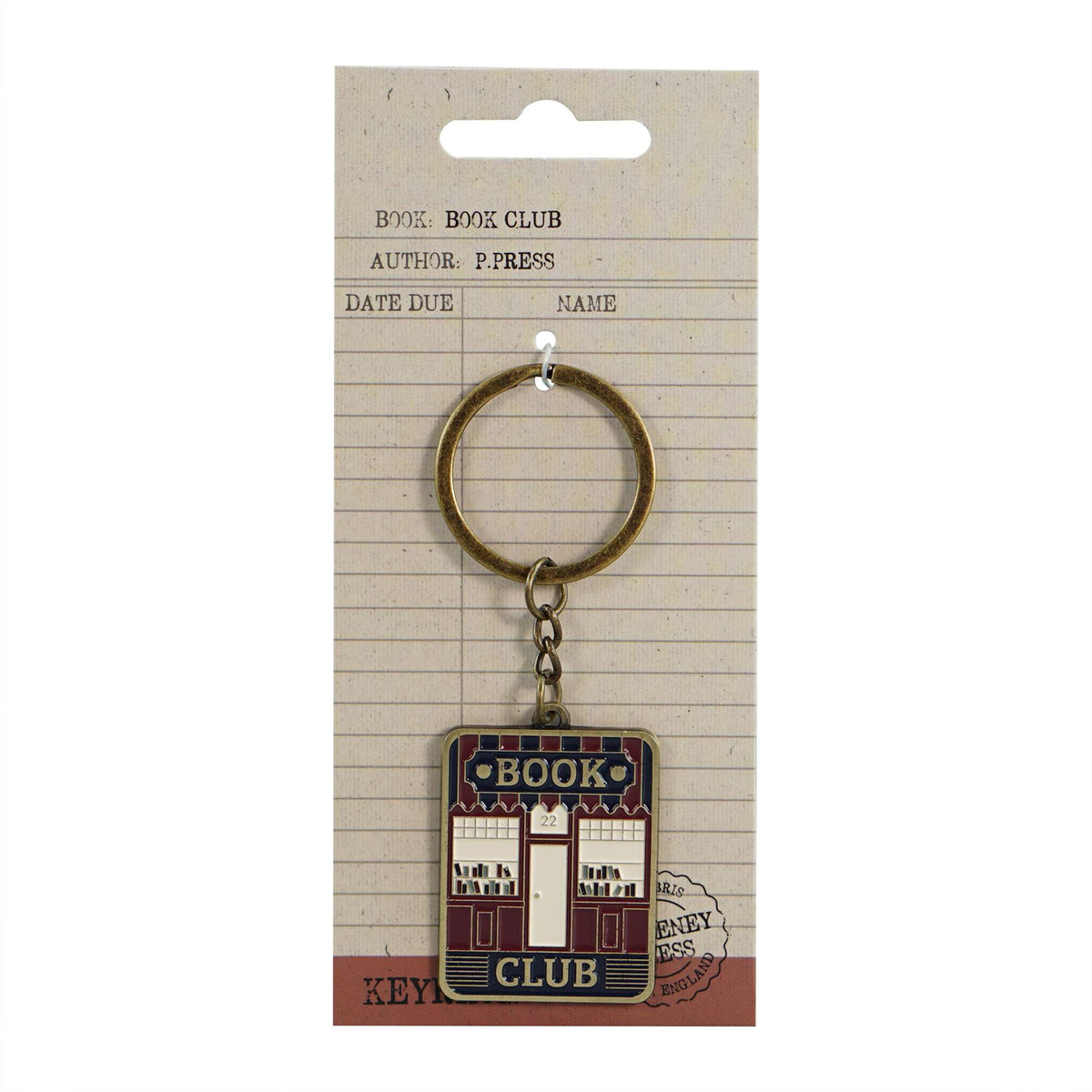 Keyring Metal - Pulteney Press (Book Club)