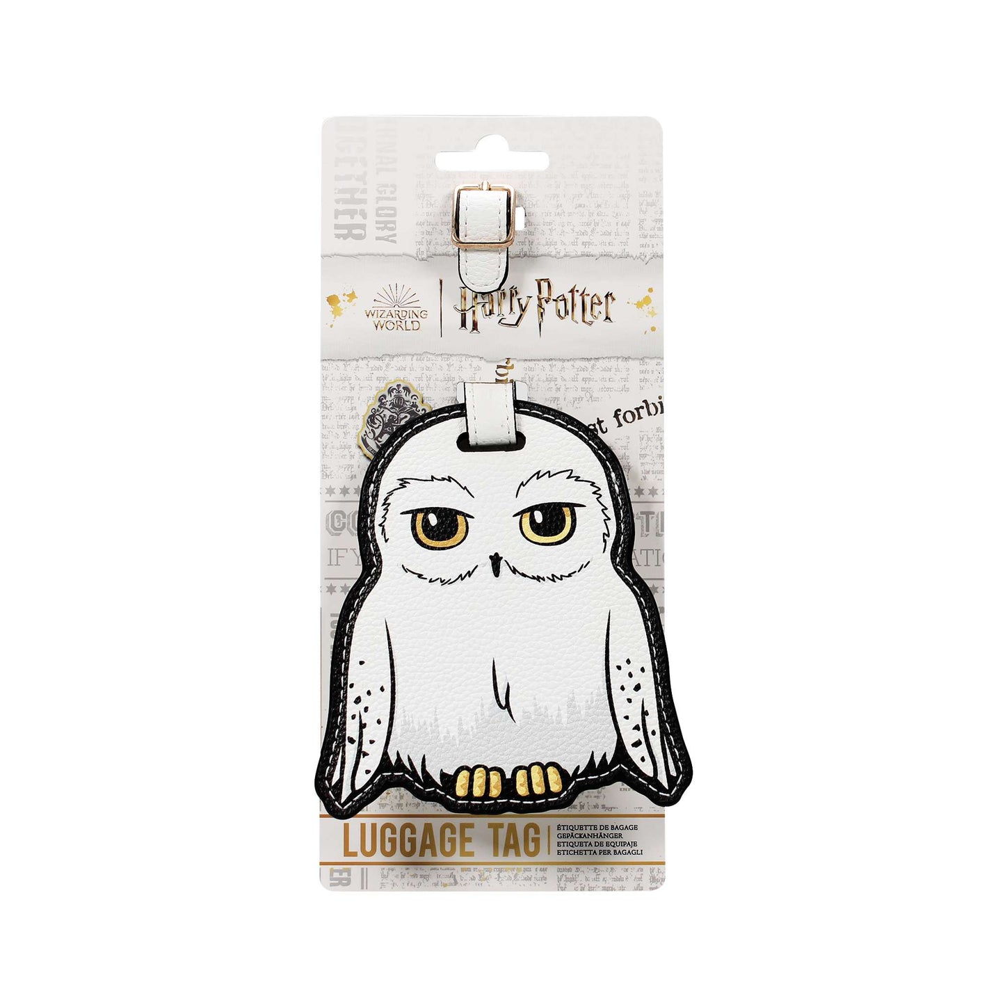 Luggage Tag PU Shaped - Harry Potter (Hedwig)