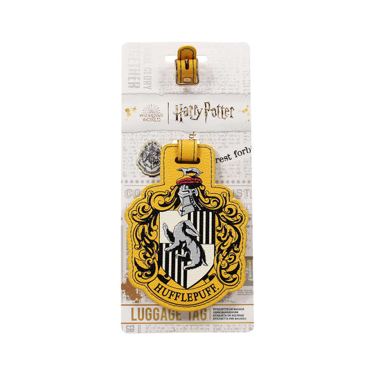 Luggage Tag PU Shaped - Harry Potter (Huffleff)