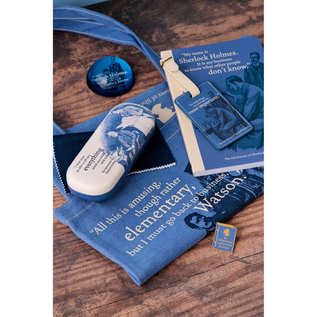 Sherlock Holmes Luggage Tag from Pulteney Press
