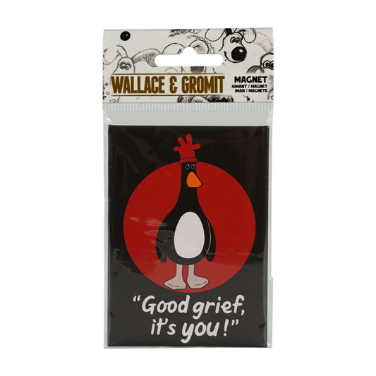 Magnet Metal - Wallace & Gromit (Feathers)