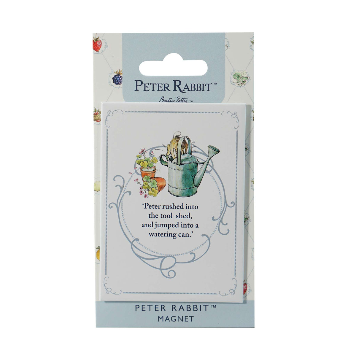 Peter Rabbit Watering Can Metal Magnet
