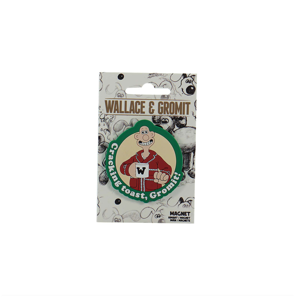 Wallace & Gromit Shaped Magnet – Wallace