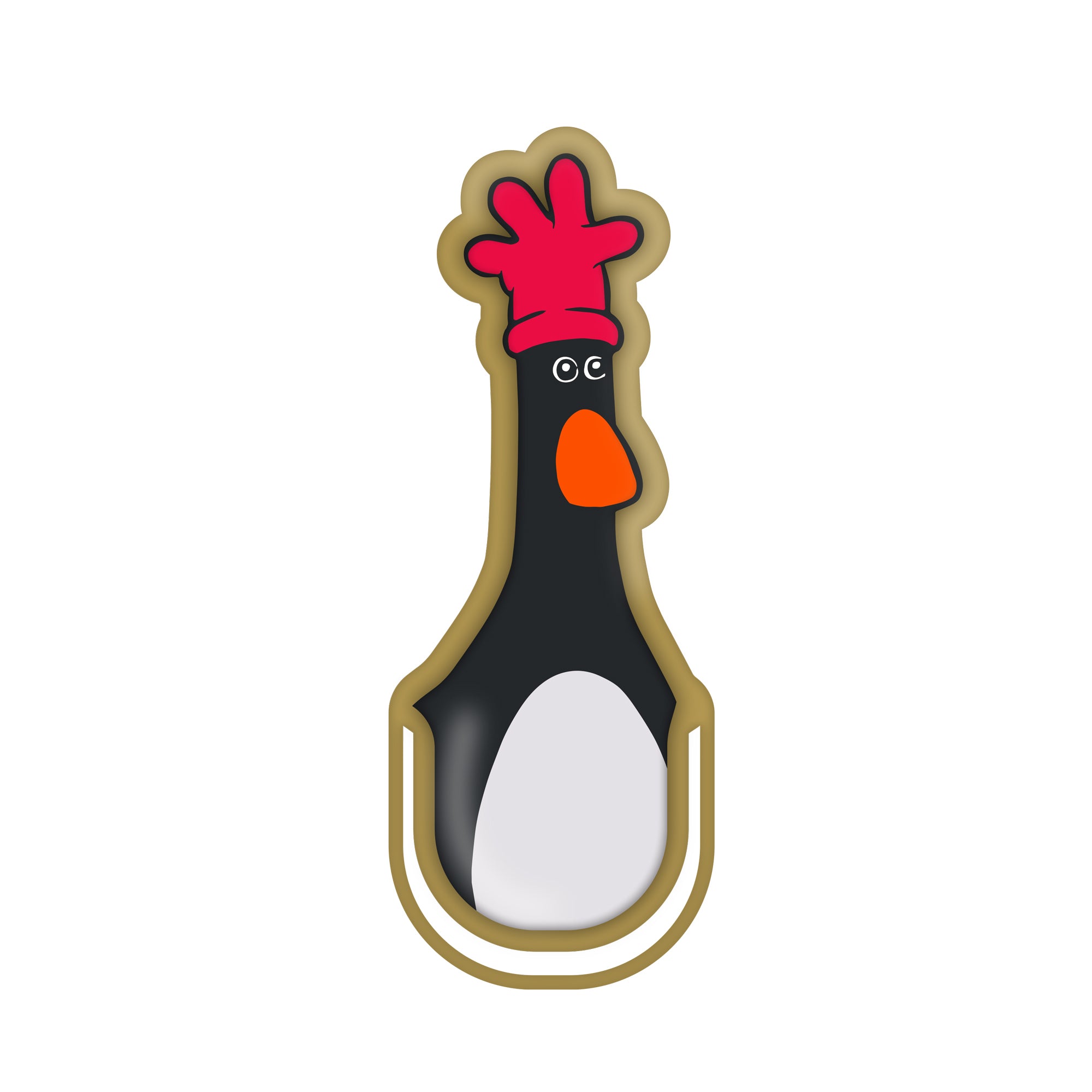 Bookmark Metal - Wallace & Gromit (Feathers)