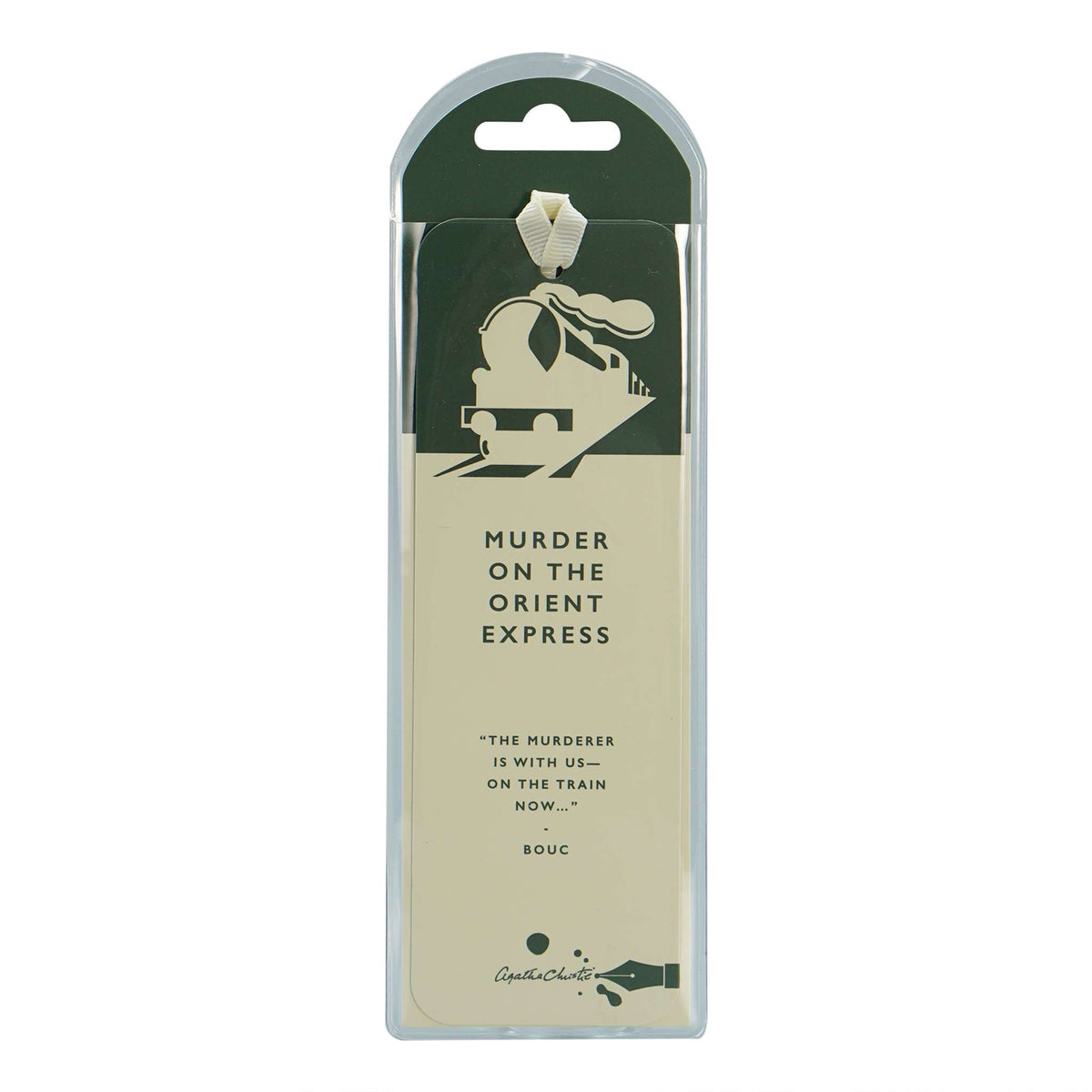 Agatha Christie Murder on the Orient Express Paper Bookmark