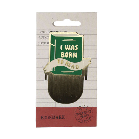 Bookmark Metal - Pulteney Press (Born to Read)