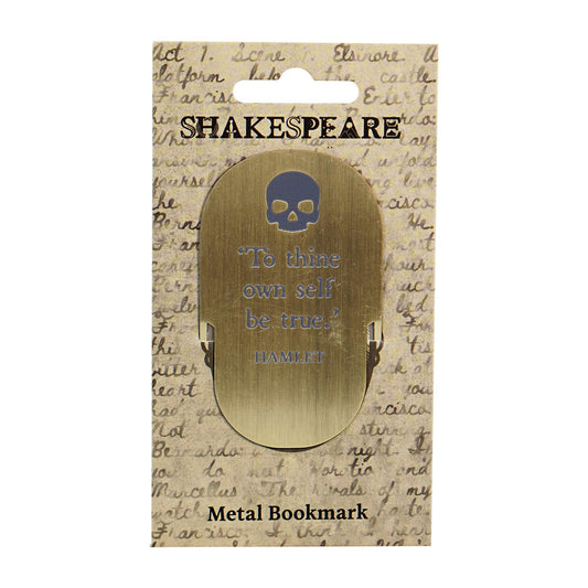 Shakespeare Hamlet Metal Quote Bookmark