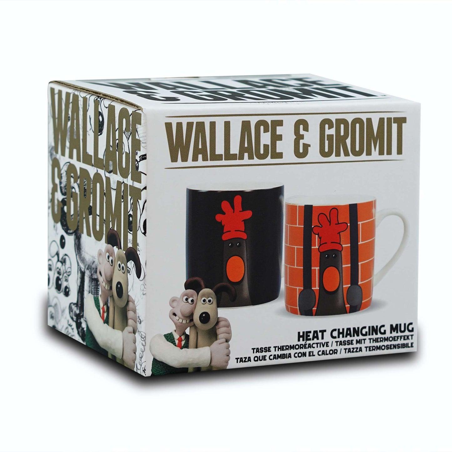Wallace & Gromit Feathers McGraw Heat Changing 370ml Mug