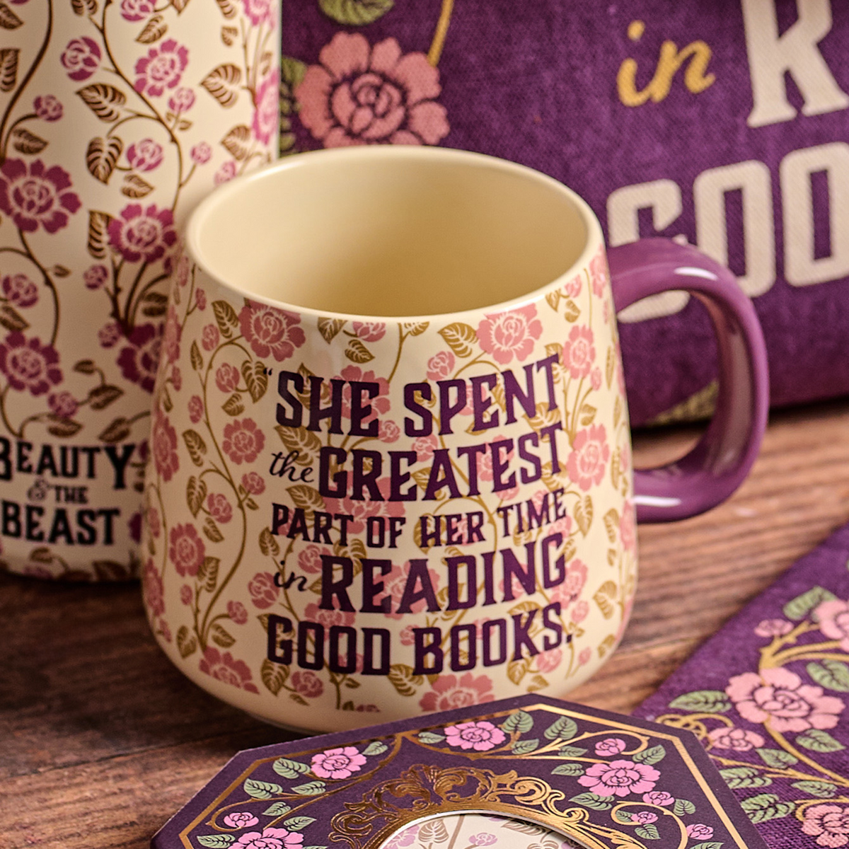 Beauty and the Beast 370ml Oval Stoneware Mug