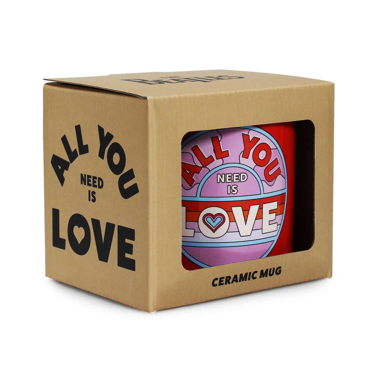 The Beatles All You Need Is Love Stoneware Mug - 310ml