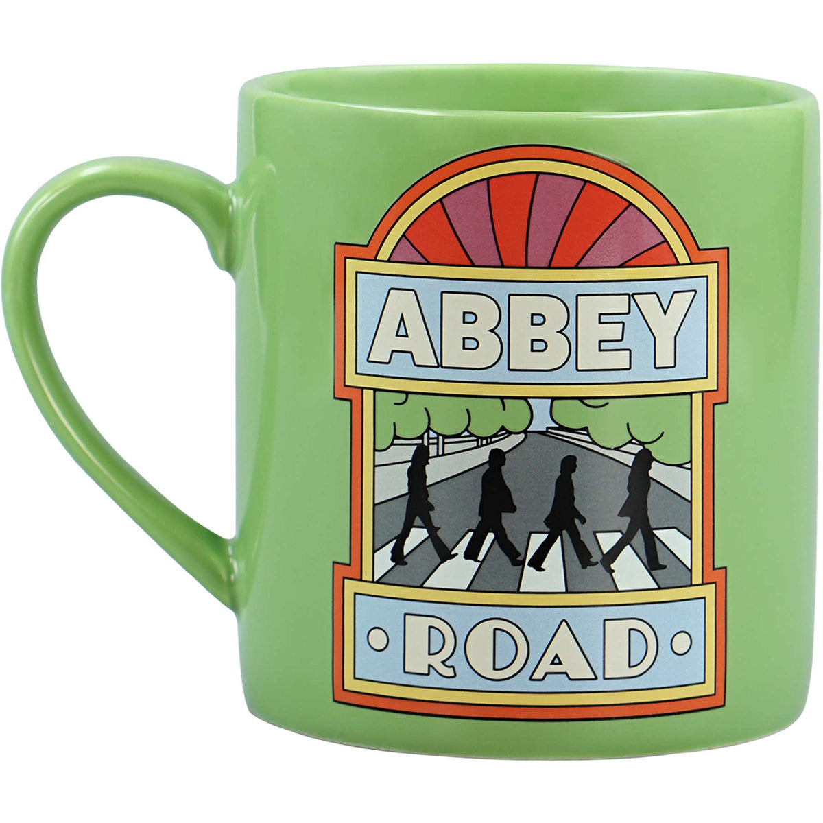 The Beatles Abbey Road Sign Stoneware Mug - 370ml