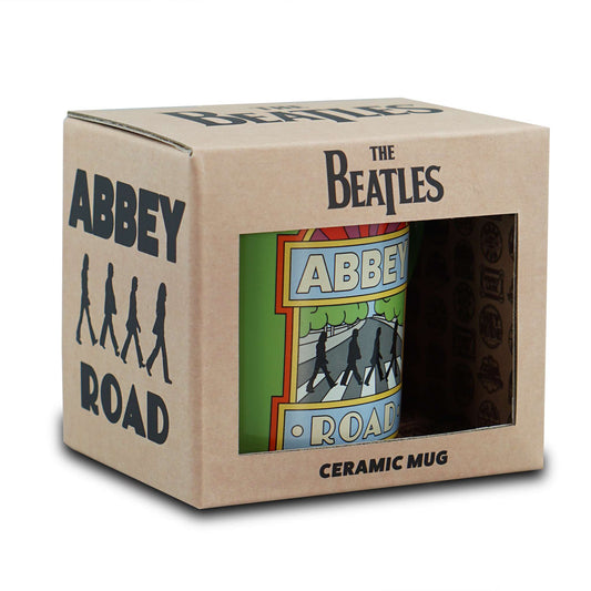 The Beatles Abbey Road Sign 370ml Ceramic Mug