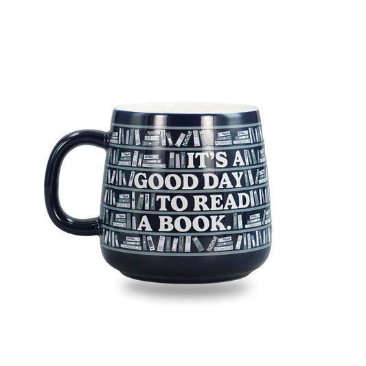 "It's A Good Day To Read A Book" Ceramic Mug - 370ml