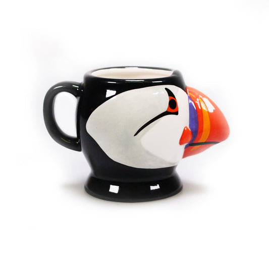 Mug Shaped Boxed - RSPB (Puffin Birds)