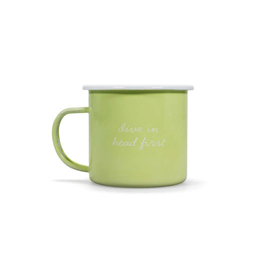 Mug Enamel (500ml) - RSPB (Kingfisher)