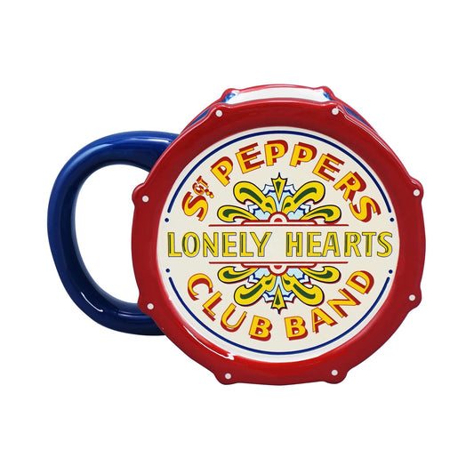 The Beatles Sgt. Pepper Drumhead 250ml Shaped Mug