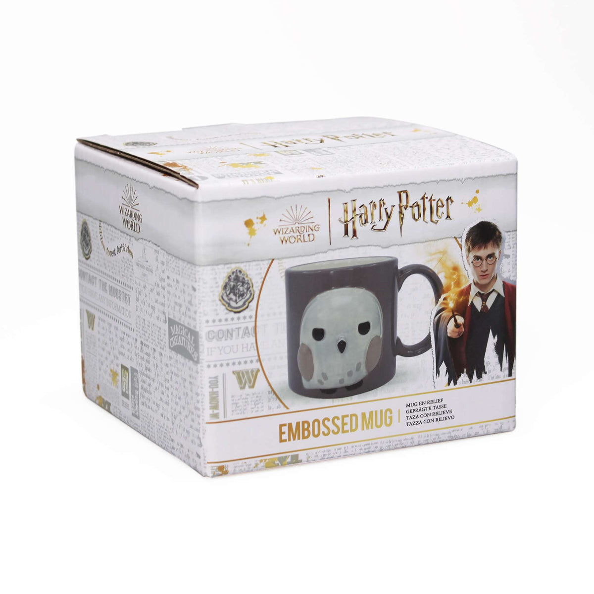 Harry Potter Kawaii Hedwig Embossed Ceramic Mug - 350ml