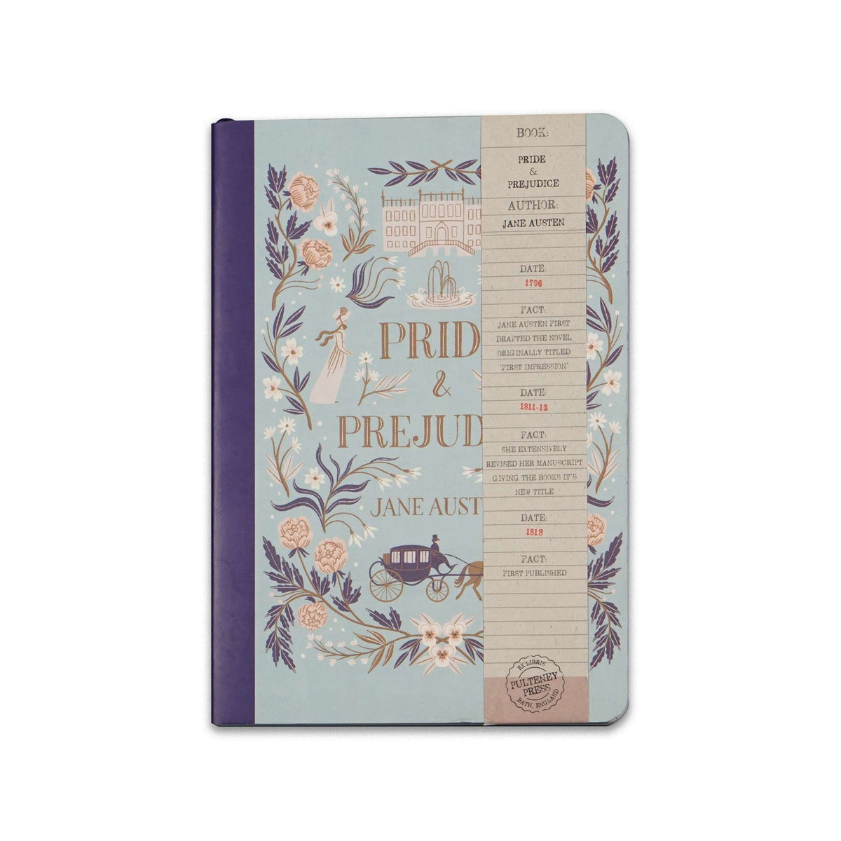 Jane Austen Pride & Prejudice A5 Softcover Notebook