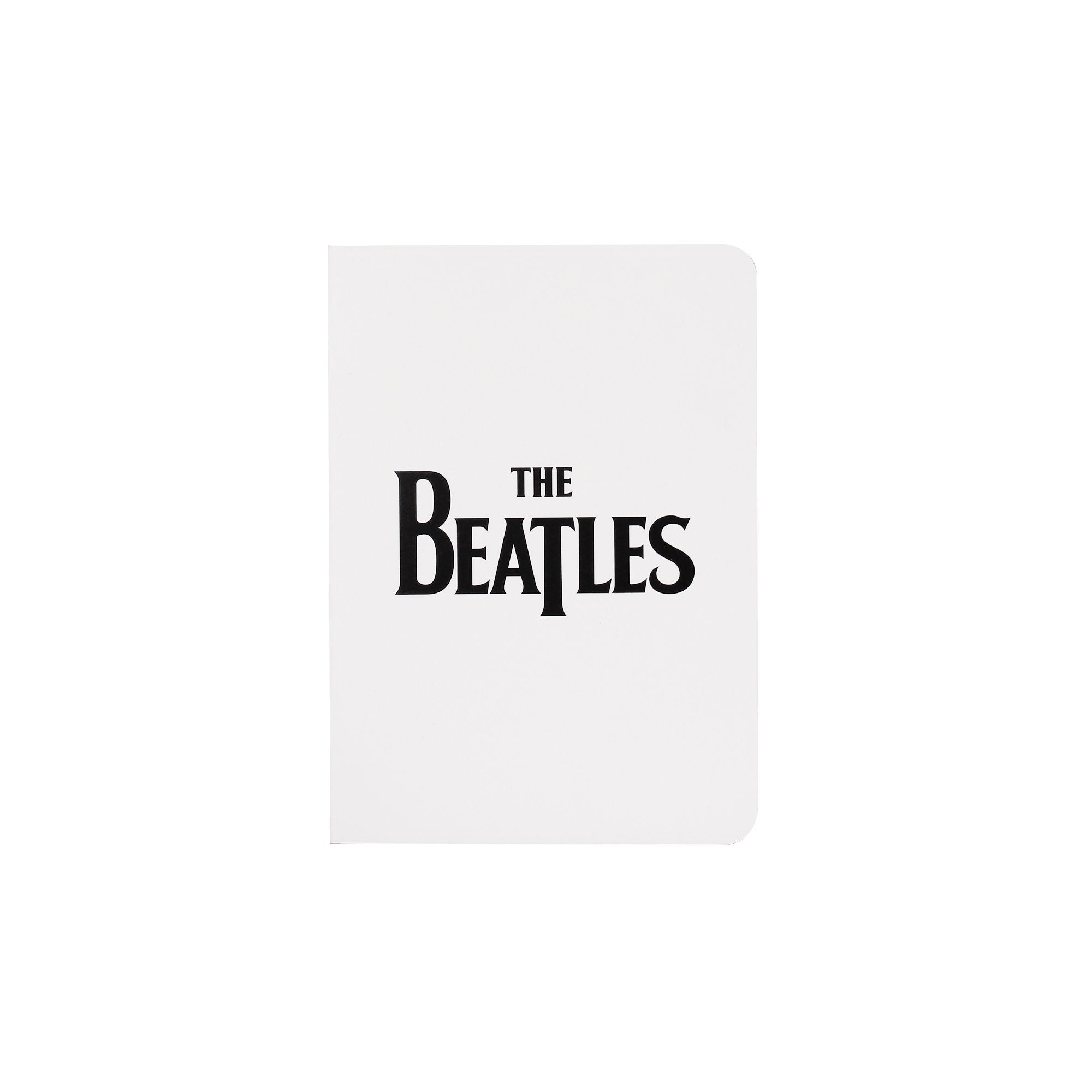 A6 Notebook (Softcover) - The Beatles (Logo White)