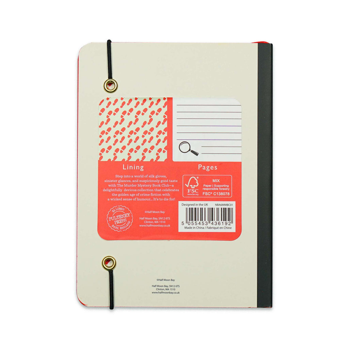 Murder Mystery Book Club A6 Softcover Notebook
