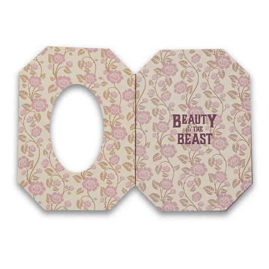 Beauty & The Beast A6 Notebook with Mirror Shaped Die Cut reveal from Pulteney Press