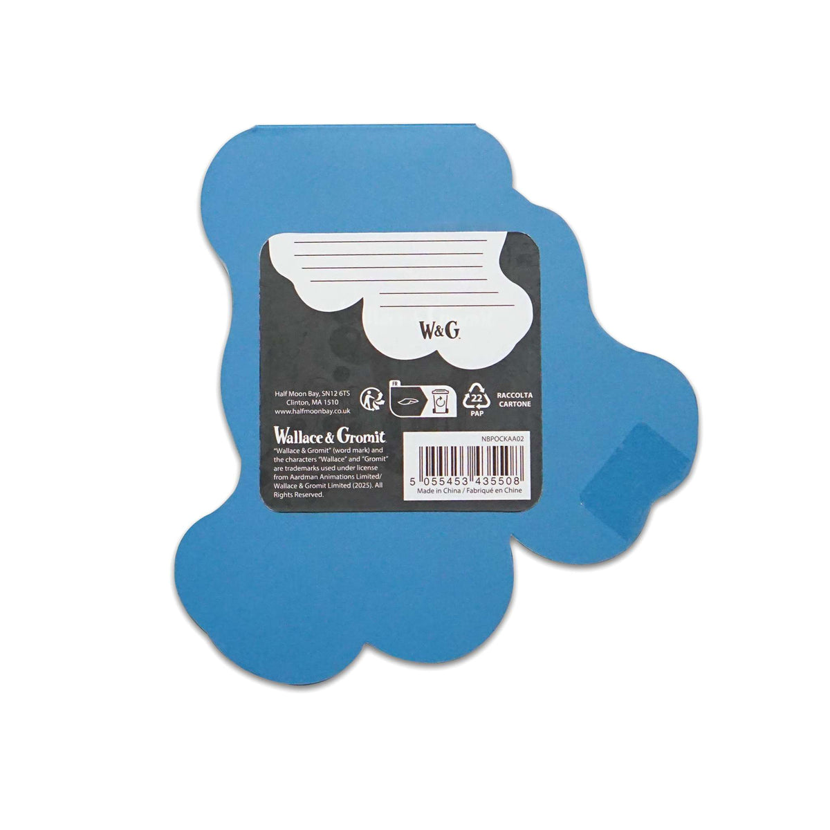 Wallace & Gromit Shaped Pocket Notebook – Gromit