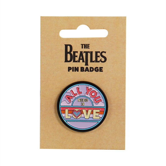 The Beatles All You Need Is Love Metal & Enamel Pin Badge