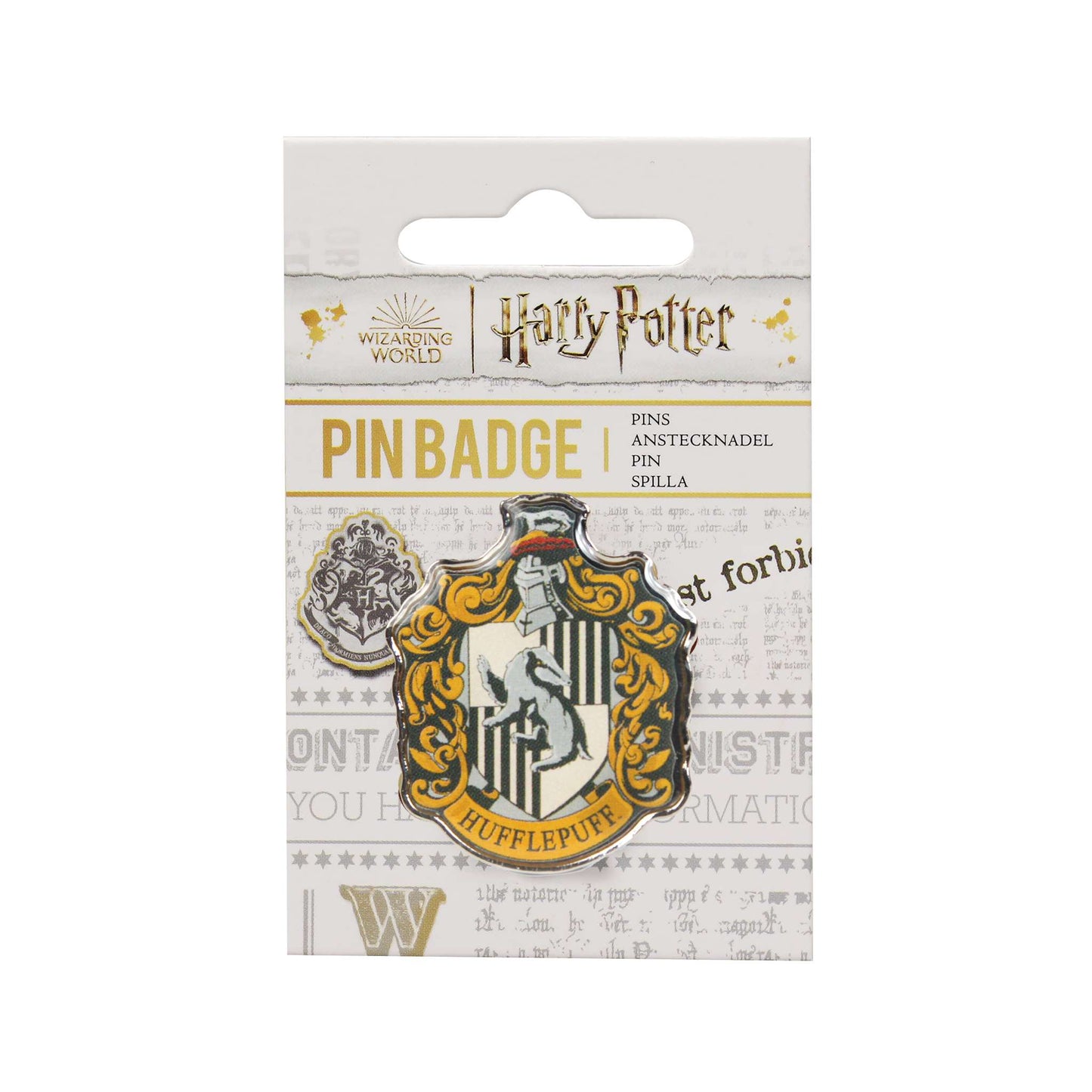 Harry Potter Pin Badge - Hufflepuff